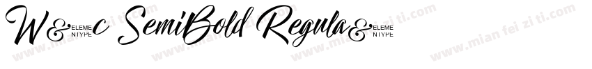 W6c SemiBold Regula字体转换